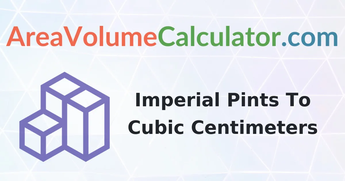 Convert 232 Imperial Pints to Cubic-Centimeters Calculator