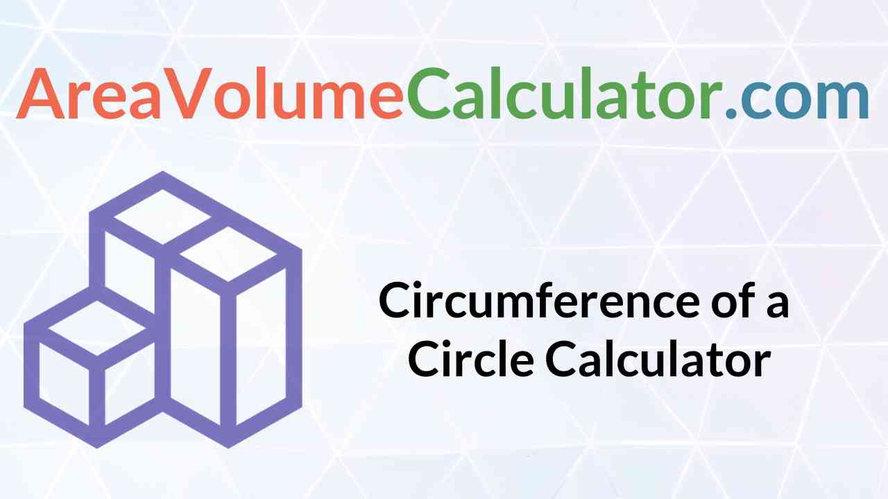 Circumference of a Circle Calculator