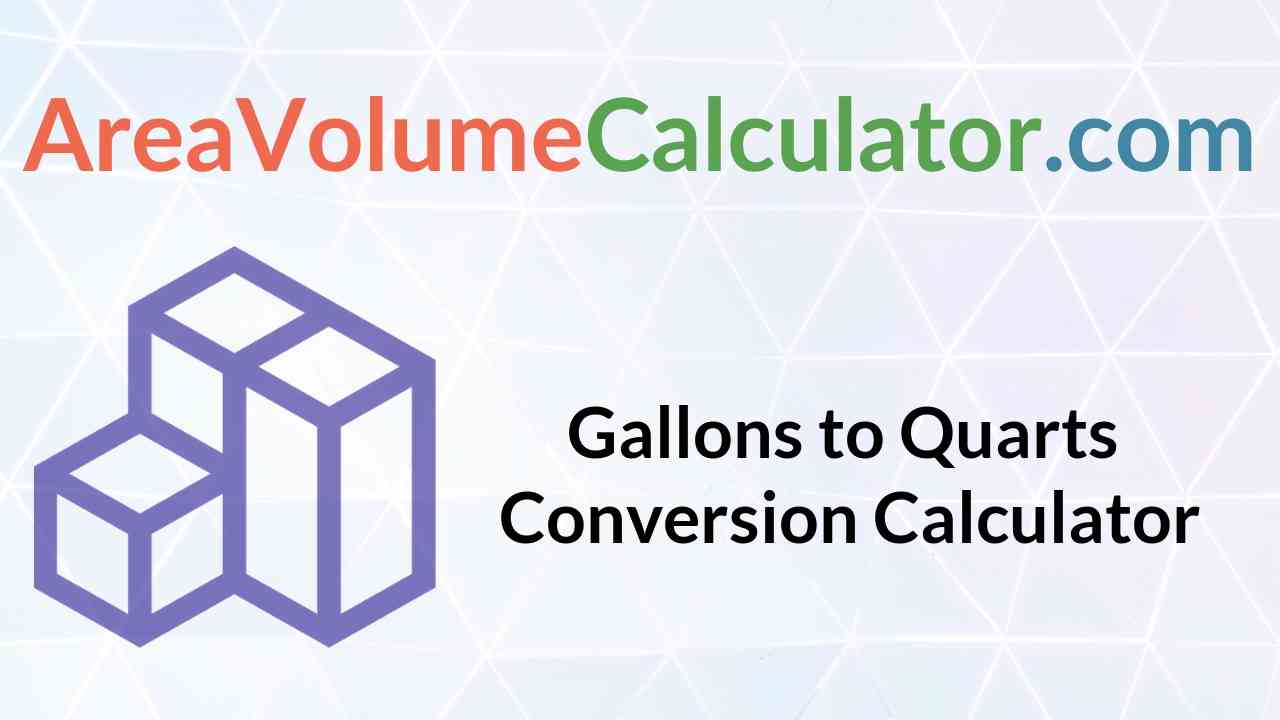  Quarts Conversion Calculator