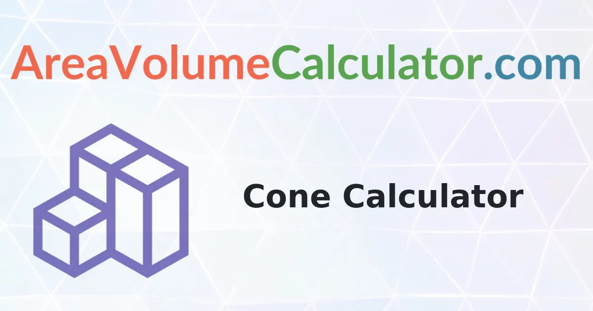 Cone Calculator