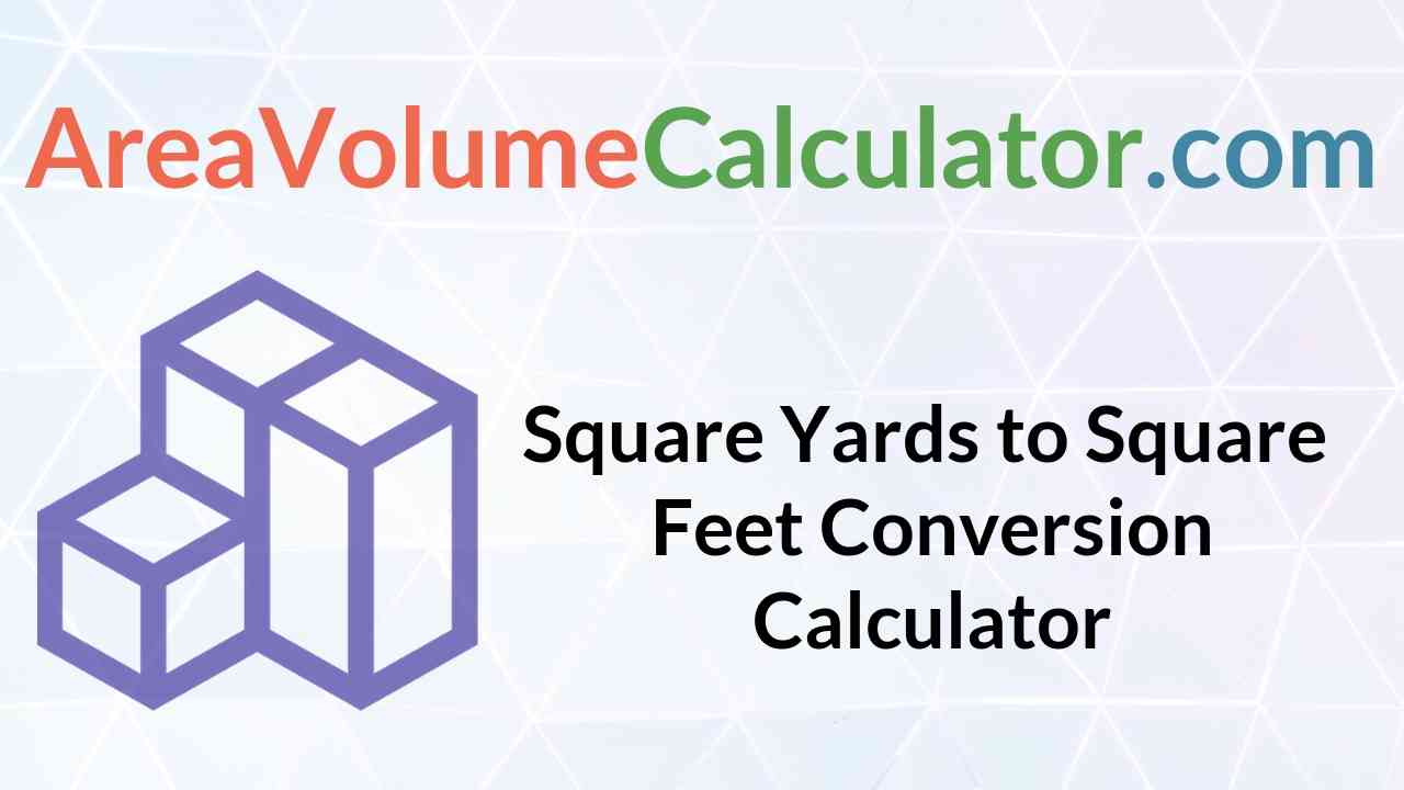  Square Feet Conversion Calculator