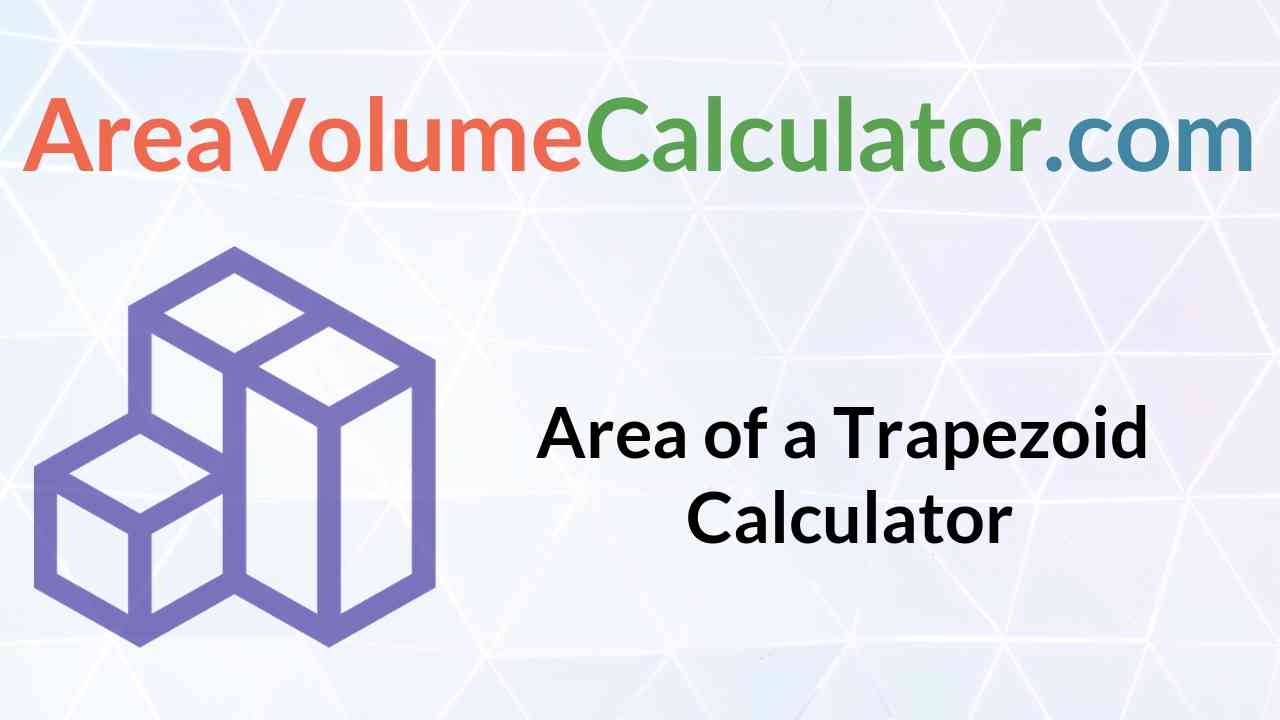Area of a Trapezoid Calculator