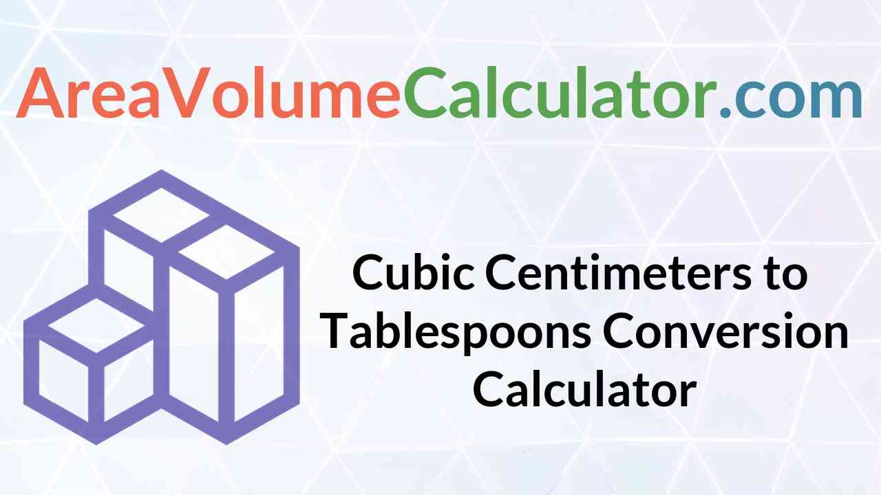  Tablespoons Conversion Calculator