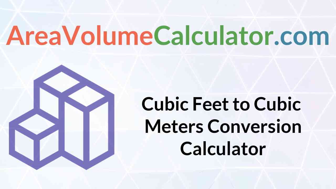  Cubic Meters Conversion Calculator