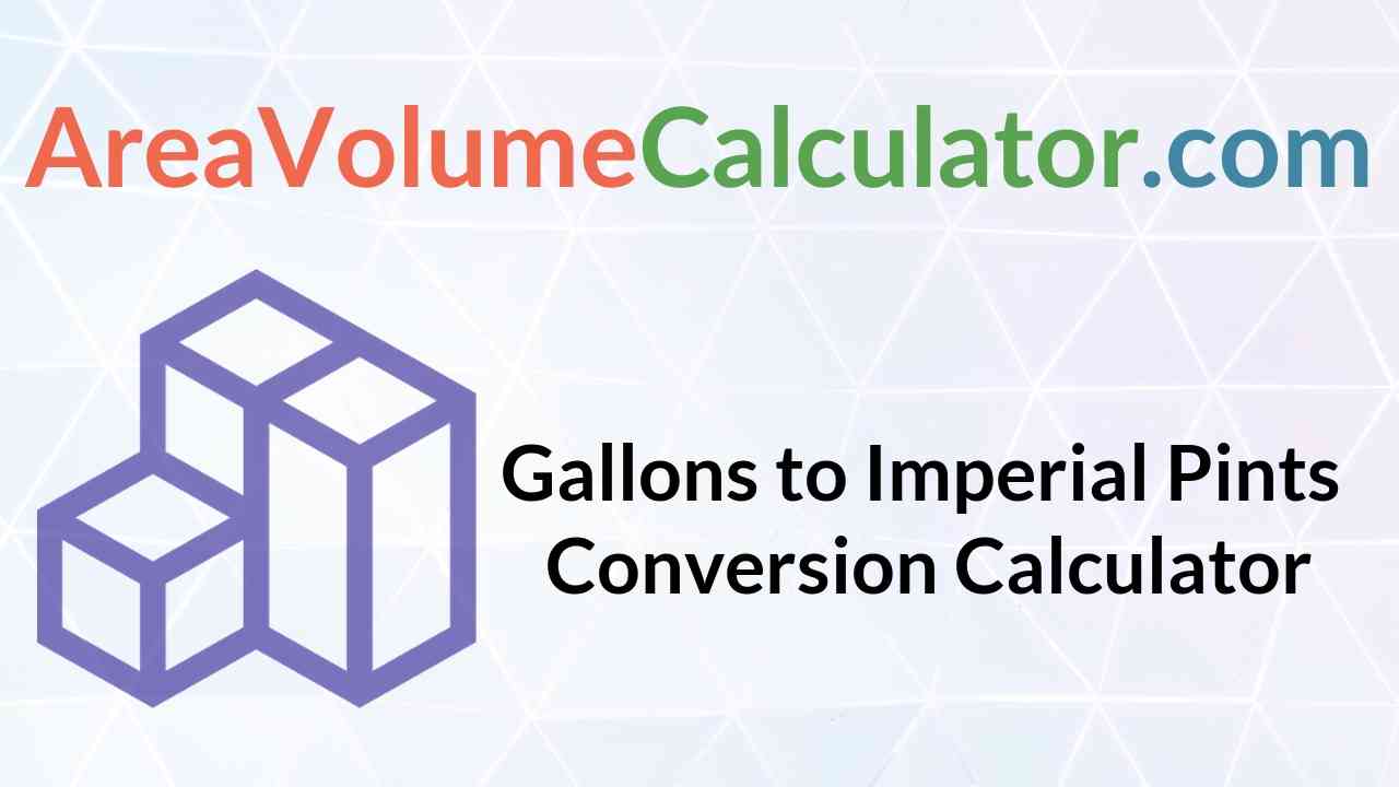  Imperial Pints Conversion Calculator